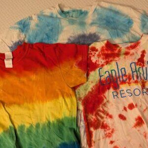 3 pack of tie dye shirts